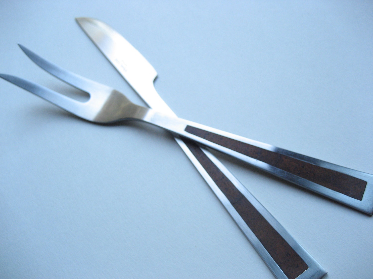 VintageMod Flatwear Knives and Forks Set of 6 Each
