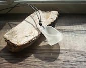 white sea glass bottle top - whitneyshine