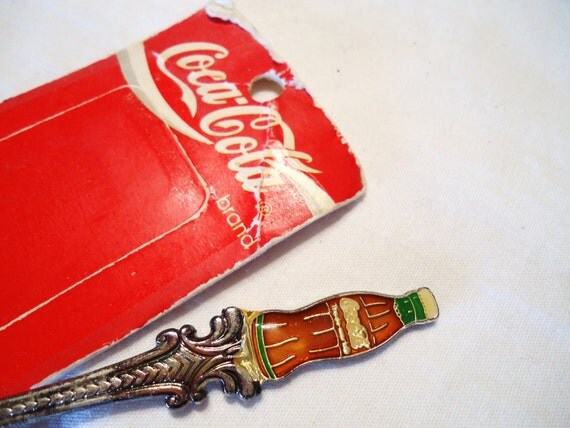 Coca Cola Souvenir Spoon Silver Plated by hopscotchmemories