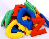Fabric Alphabet Toy Set Uppercase A-Z