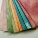 LAST SET - Hand Dyed Blank Tags Set of 10 - lavender, sage, marigold, stream, rose