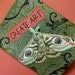 OOAK Art Collage and Ink Card "CREATE ART"