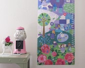Enchanted - Personalized Canvas growth chart