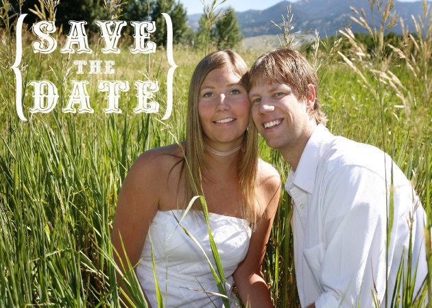 Photo Save the Date Postcard- Custom DIY Printable