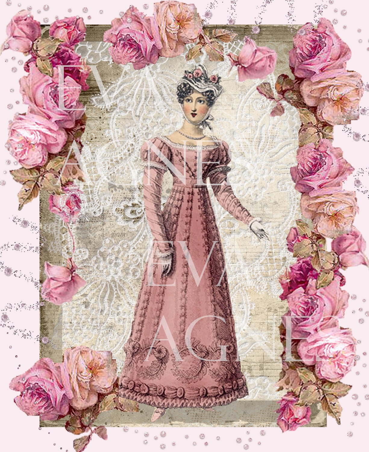 Framed with Roses