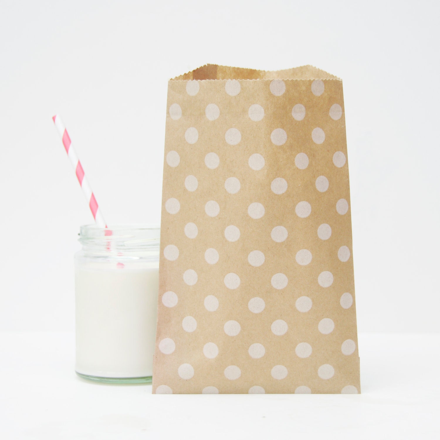 Brown Patterned Paper Bags