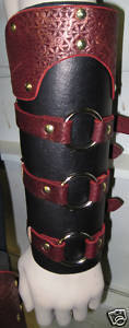 Leather Armor Ring Bracers