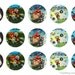 Angry Birds Inspired Digital Bottlecap Image Sheet