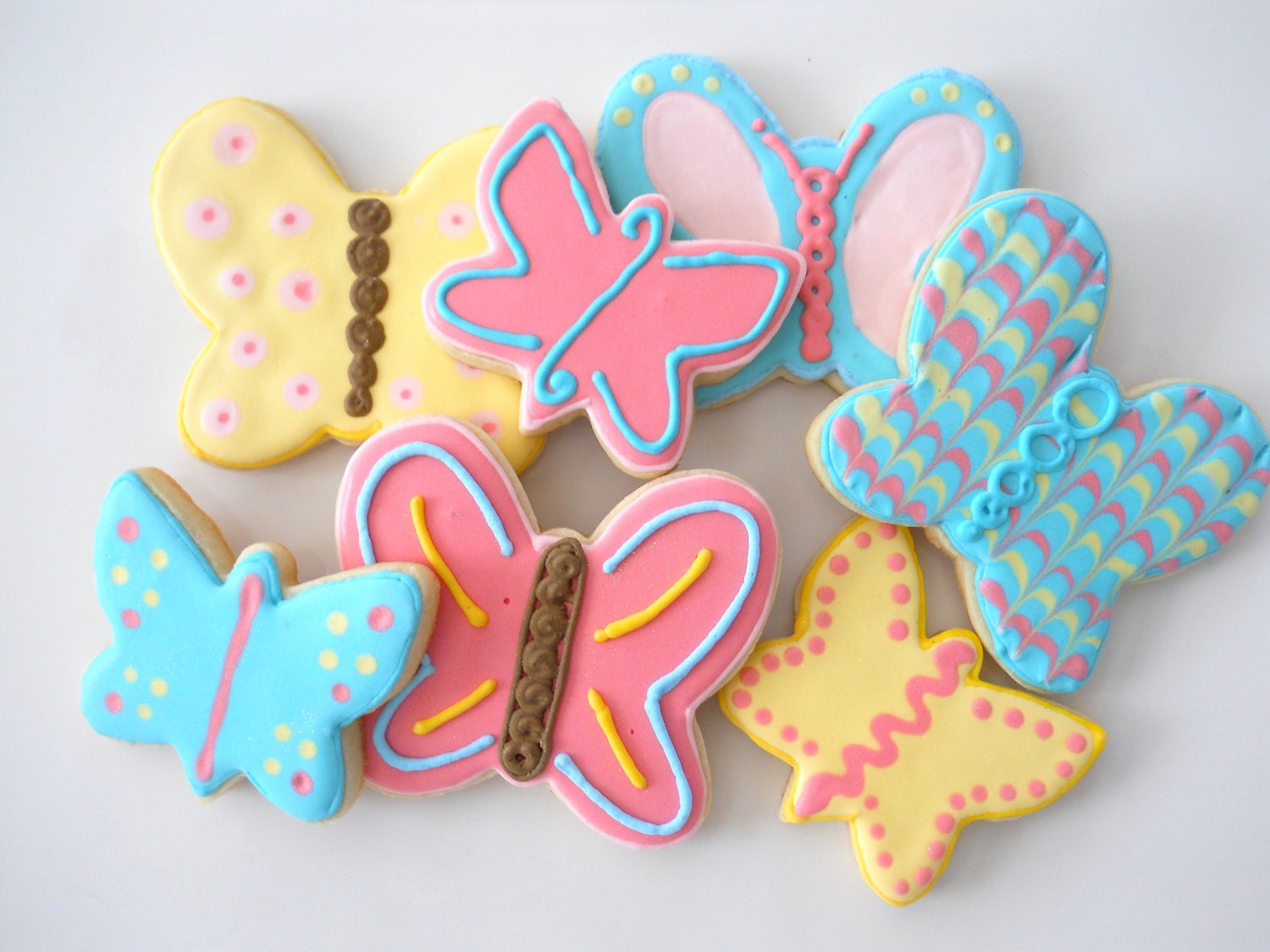 1 dzn. Whimsical Spring Butterfly Cookies