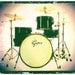 gretsch black drum set drummer art print 11 x 14 fathers day gift, guy gift, boyfriend gift, hipster gift photographic prints