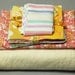 Vintage Sheet Baby Quilt Kit (including wadding/batting)