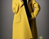 warm winter/coat/ wool/ long/ loose/ plus/hoodie