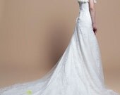 Celeste /wedding gown/bridal dress/evening dress/prom dress/custom made/all size/lace/silk/elegant