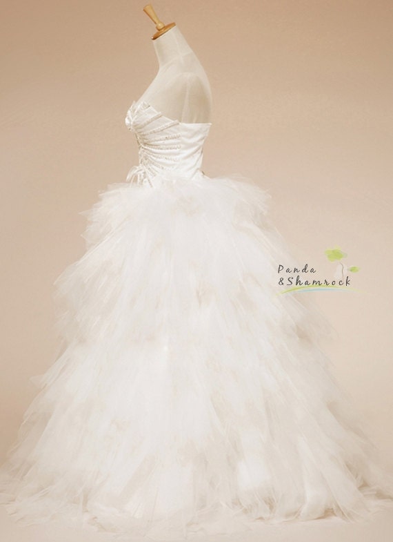 feather/wedding gown/women clothing/dress/long/lace/tulle/elegant/custom made/ALL SIZE