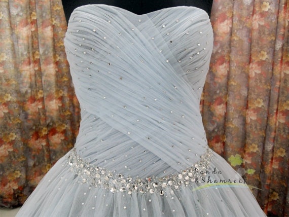 Lana/bridal dress/wedding gown/prom dress/evening dress/tulle/train/custom made/rhinestones/ALL SIZE
