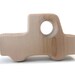 Wooden Teether Truck Toy, Organic Baby Teether by Bannor Toys