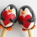 Penguin Knitting Needles
