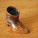 Boot Toothpick Holder Cowboy Western Cooper Colored Metal
