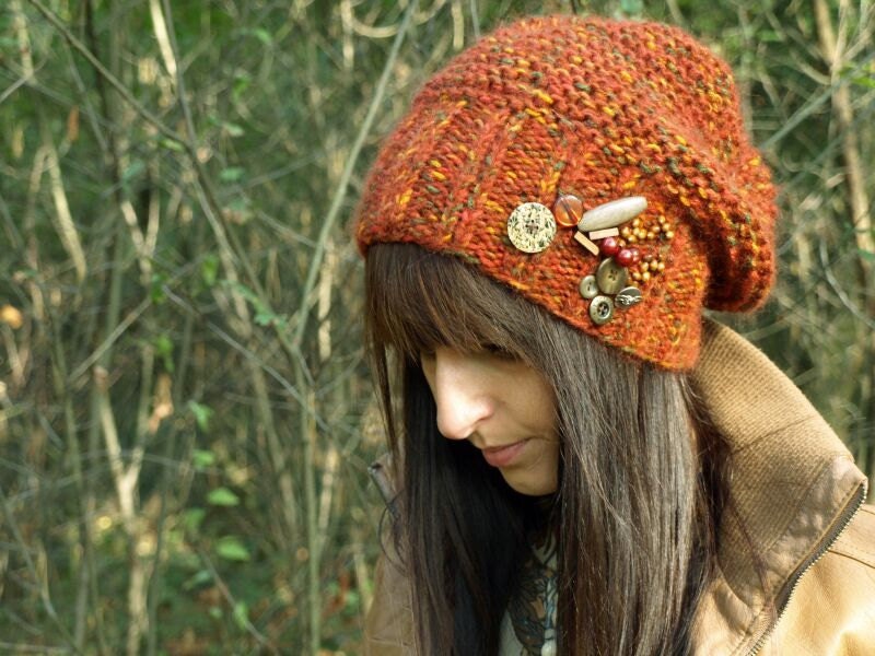 ON SALE- Knitted Hat Daisy