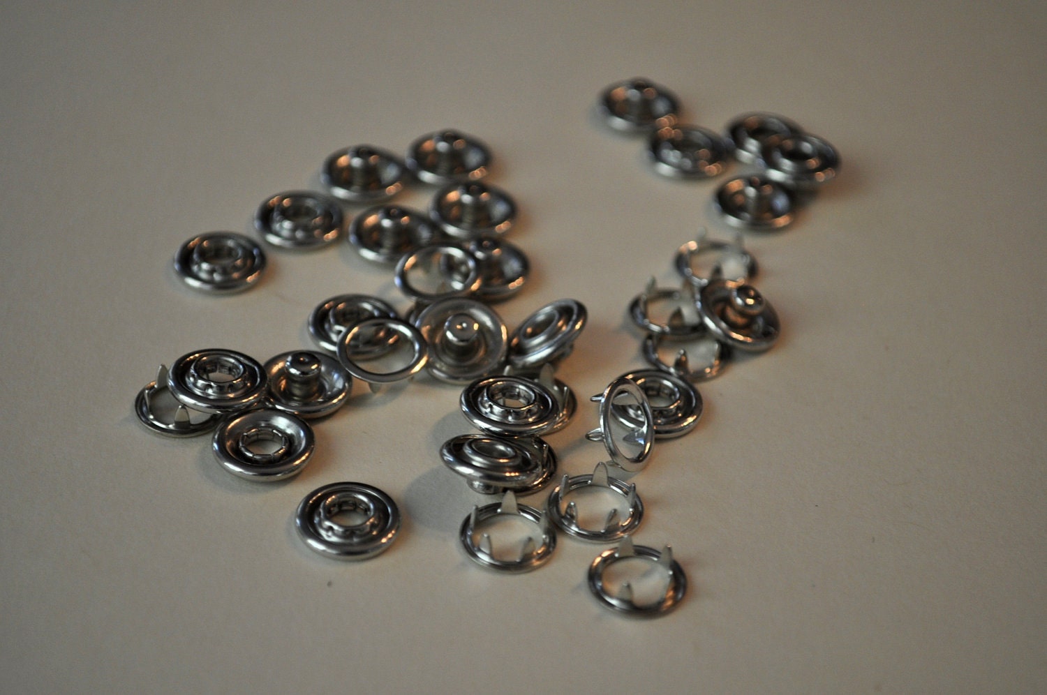 100 Open Ring No Sew Snaps