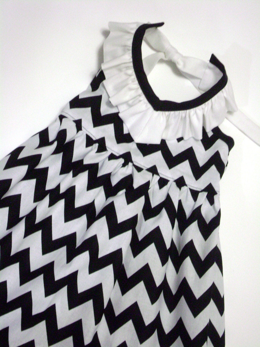 Chevron Halter Maxi Dress 2T 3T 4T 5T