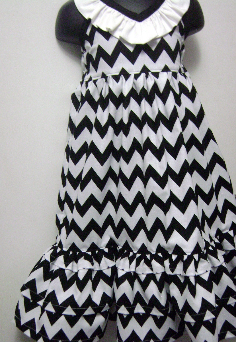 Chevron Halter Maxi Dress 2T 3T 4T 5T