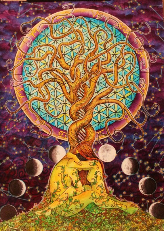 The Lovers, Watercolor Painting