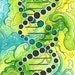 Sacred DNA, Watercolor Painting