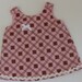 Pink/Brown Check A-Line Doll Dress