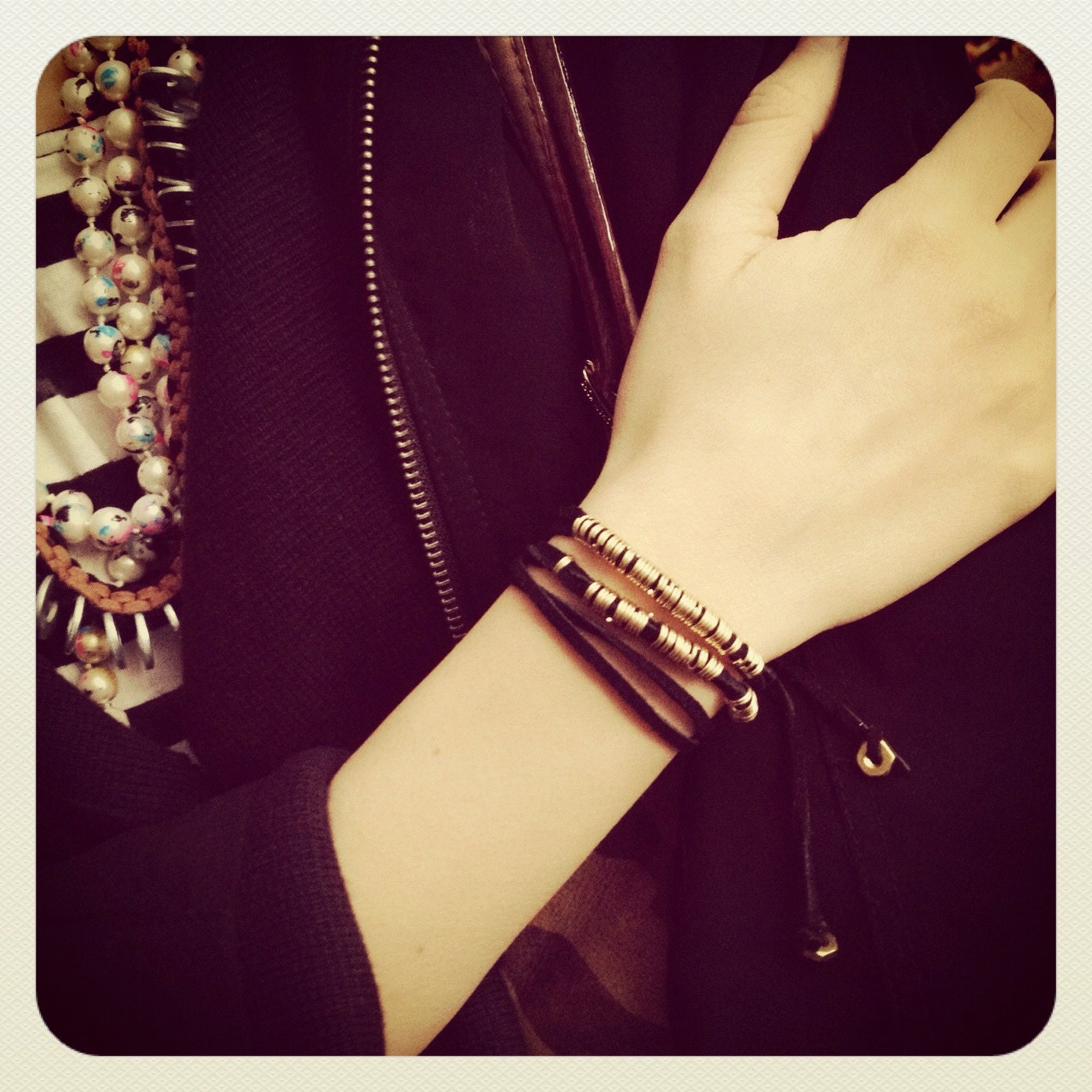 Black Suede 'All-Wrapped-Up' Bracelet