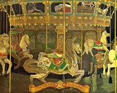Dentzel Carousel at Rock Springs Park, c. 1930 Print