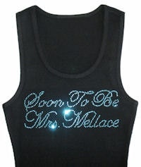 Soon To Be Mrs. Tank Top - Rhinestone Bridal Tank Top - Wedding - Bride Clothing