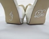 Clear Rhinestone I Do Wedding Shoe Stickers - Rhinestone I Do Shoe Stickers for your Bridal Shoes