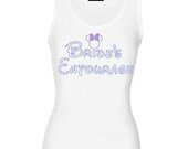 Minnie Mouse Bride's Entourage Tank Top or Tee- Rhinestone Disney Bridal Tank Top