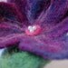 Needle Felted Flower Pin