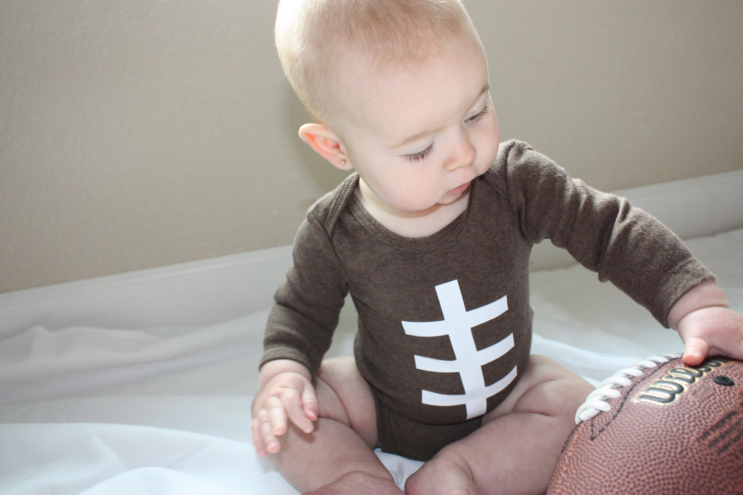 Adorable Football onesie