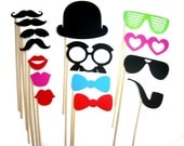 Photo Booth Props - 15 piece