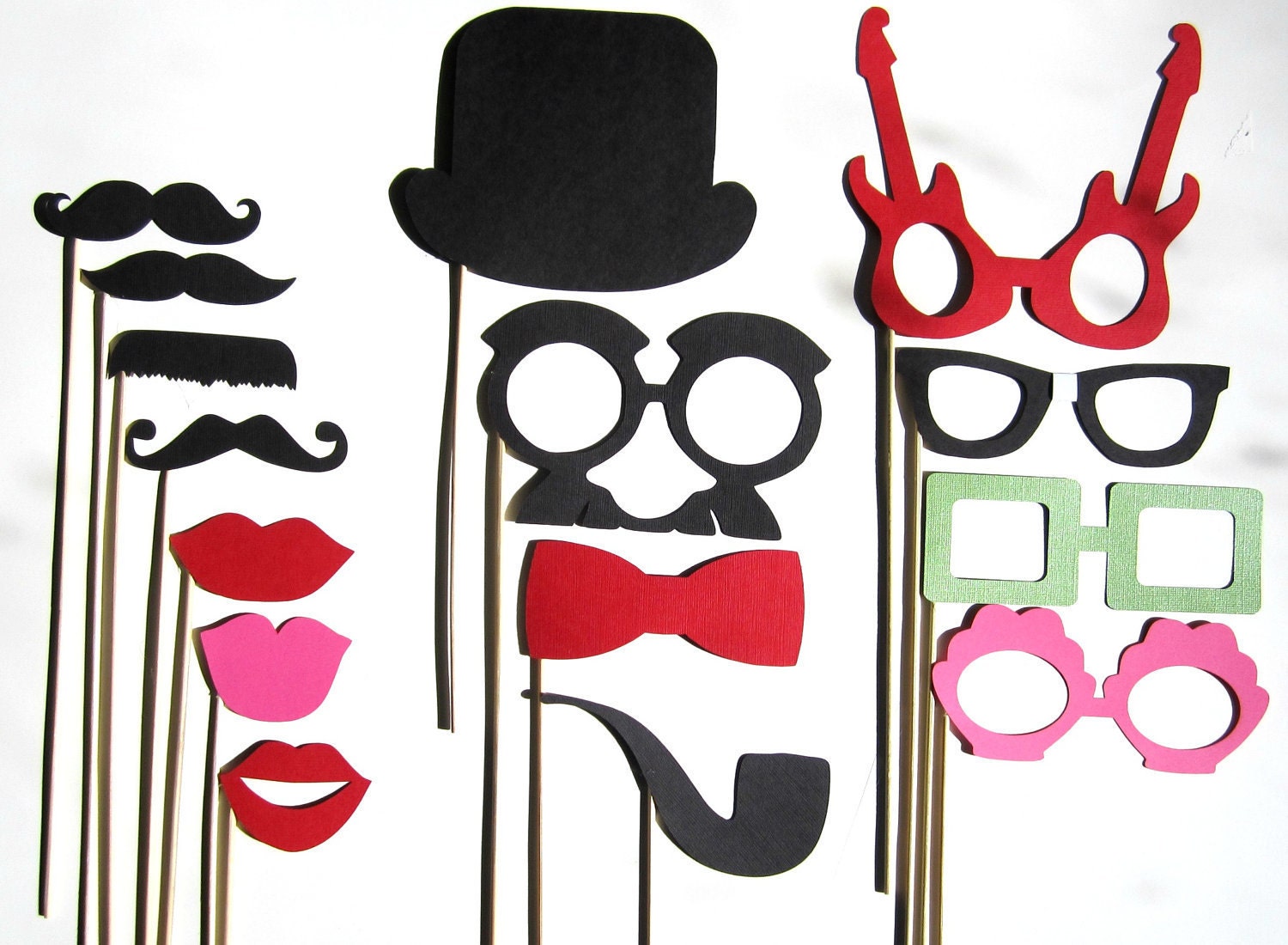 Photo Booth Props - 15 Piece