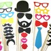 Photo Booth Props - 31 Piece Ultimate Collection