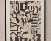 Typography 11x14 Art Print