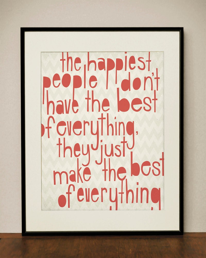 Happiest People 11x14 Art Print