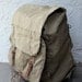 vintage military backpack // vintage camping pack