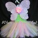 Tinkerbell inspired Tutu set sizes 9-12m, 12-18m.