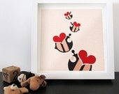 Love bees / red : high quality reproductions from original izzybizzy illustrations - izzybizzyME