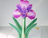 3D Pop up Iris card Any occasion