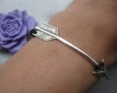 bracelet---ARROW, real leather arrow bracelet---Z218