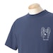 Chinese Crested Dyed Cotton T-shirt
