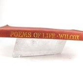 Rare Book Poetry Ella Wheeler Wilcox Poems Of Life Collins Clear Type Press 1916 Miniature Book