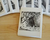 Artistic Greeting Card - No.2: from original pencil drawing artwork