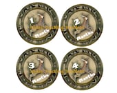 13 Deer camo  Baby Monthly Onesie Stickers boy